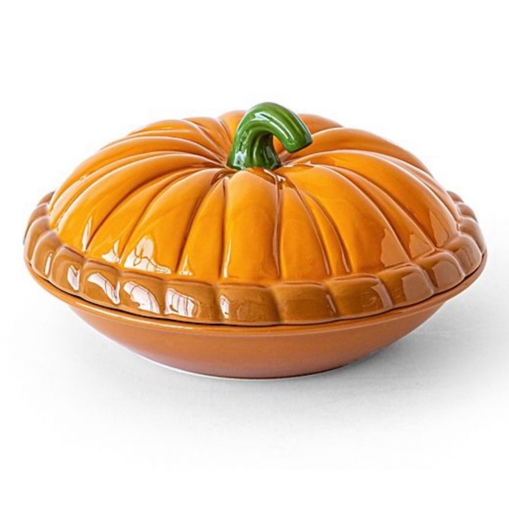 Pumpkin Pie Keep With Lid